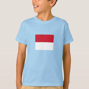 T-shirt Drapeau de Monaco