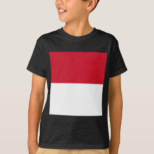 T-shirt Drapeau de Monaco