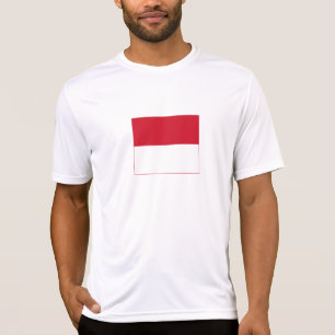T-shirt Drapeau de Monaco