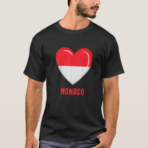 T-shirt Drapeau de Monaco Monacan