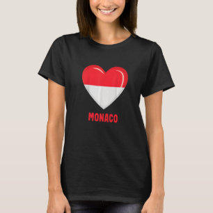 T-shirt Drapeau de Monaco Monacan
