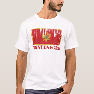 T-shirt Drapeau de Monténégro