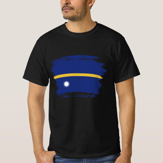 T-shirt Drapeau de Nauru (Devant)