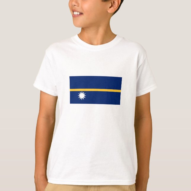 T-shirt Drapeau de Nauru (Devant)