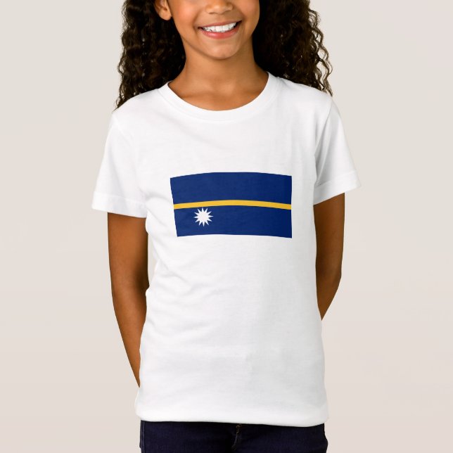 T-Shirt Drapeau de Nauru (Devant)