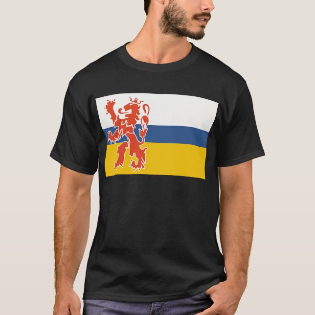 T-shirt Drapeau de Néerlandais Limbourg (Devant)