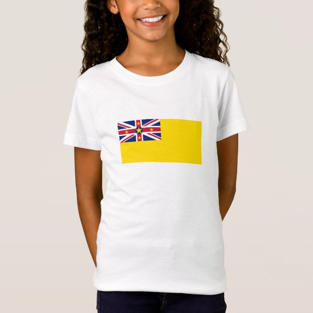 T-Shirt Drapeau de Niue (Devant)