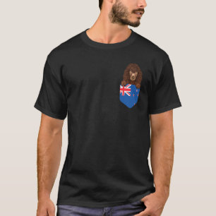 T-shirt Drapeau de Nouvelle-Zélande Chien Espagnol d'eau i