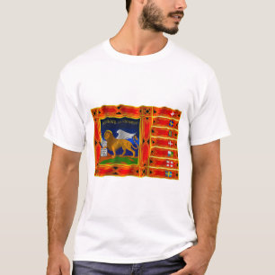 T-shirt Drapeau de ondulation de Vénétie