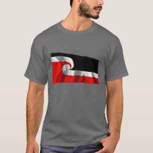 T-shirt Drapeau de ondulation maori