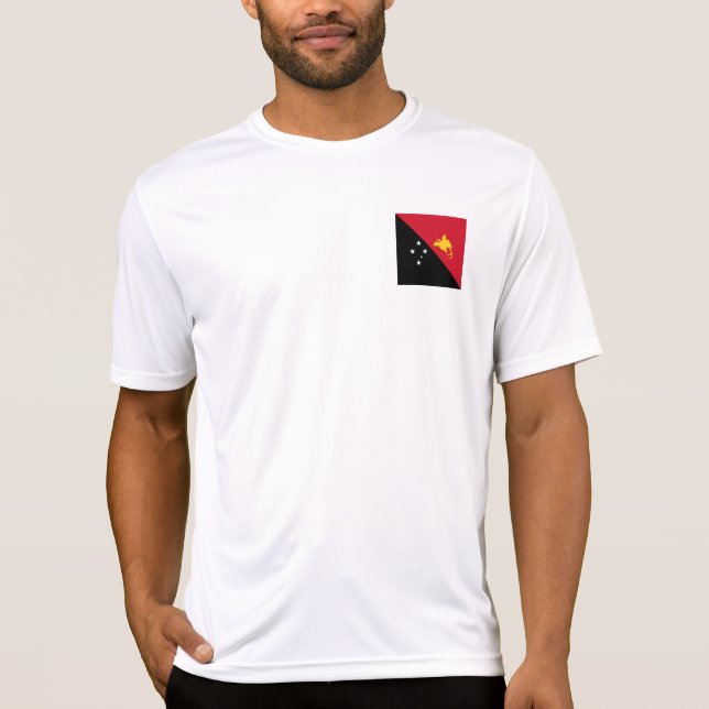 T-shirt Drapeau de Papouasie-Nouvelle-Guinée (Devant)