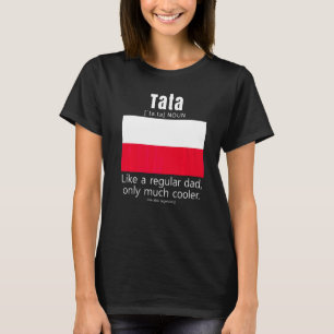 T-shirt Drapeau de patriote polonais américain Fête des pè