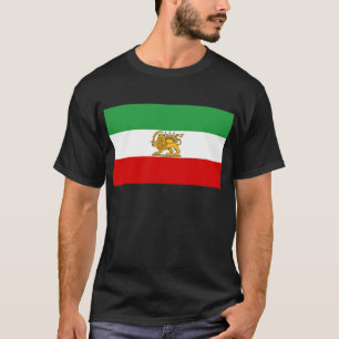 T-shirt Drapeau de Perse/de Iran (1964-1980)
