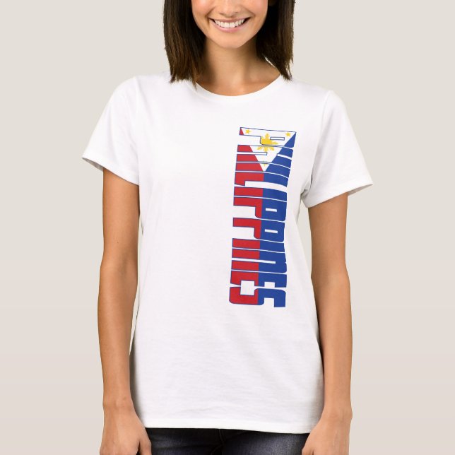 T-shirt Drapeau de Philippines (Devant)