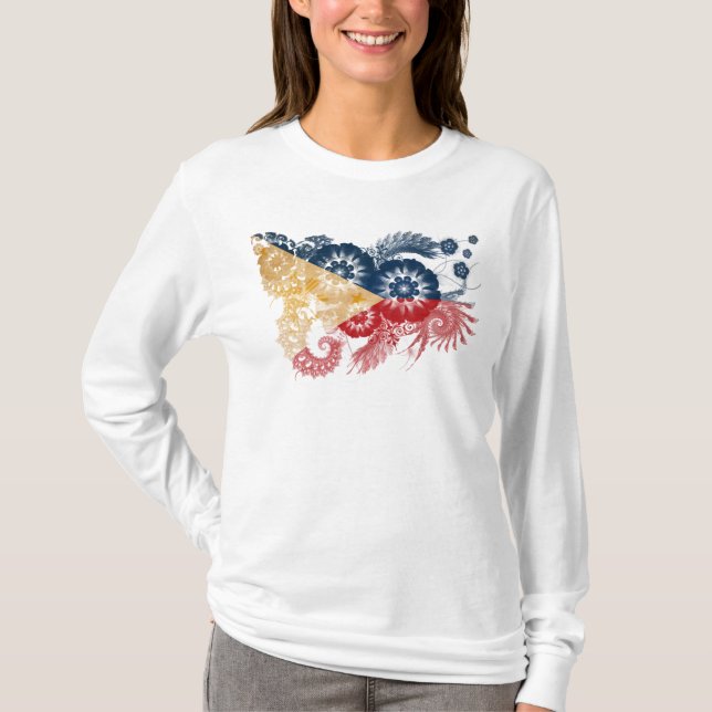 T-shirt Drapeau de Philippines (Devant)