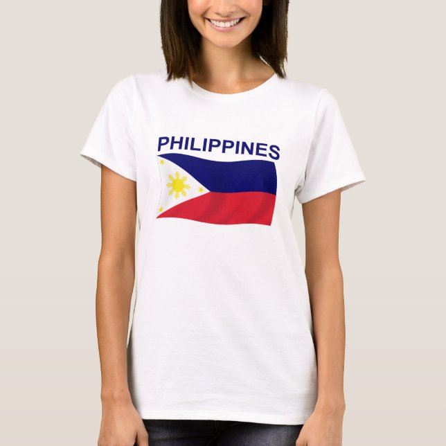 T-shirt Drapeau de Philippines (Devant)