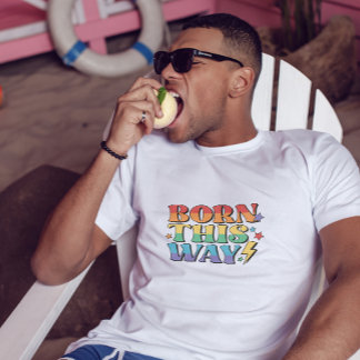 T-SHIRT DRAPEAU DE PLANCHE NÉ DE CETTE FAÇON ESTHÉTIQUE RÉ