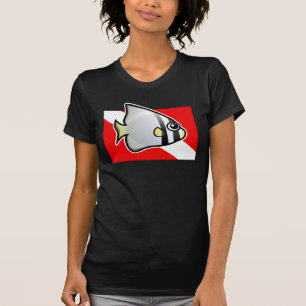 T-shirt Drapeau de plongée Batfish