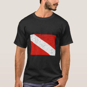 T-shirt Drapeau de plongée en scaphandre