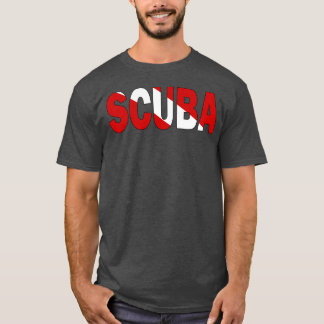 T-shirt Drapeau de plongée en scaphandre