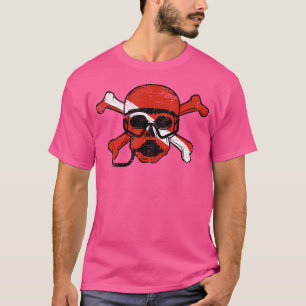 T-shirt Drapeau de plongée Pirate Perdu
