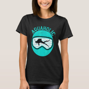 T-shirt Drapeau de plongée vers le bas Drapeau de plongée