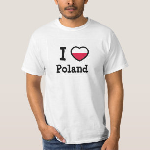 T-shirt Drapeau de Pologne