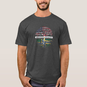 T-shirt Drapeau de Portland USA Ancêtre de famille américa