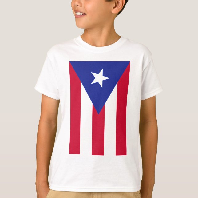 T-shirt Drapeau de Porto Rico - Bandera De Porto Rico (Devant)
