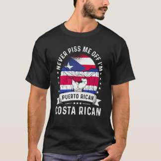 T-shirt Drapeau de Porto Rico Fierté de l'humour cultivé a
