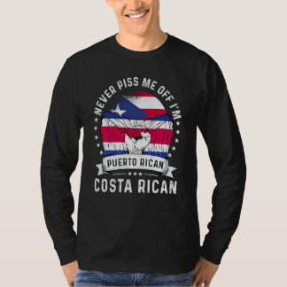 T-shirt Drapeau de Porto Rico Fierté de l'humour cultivé a