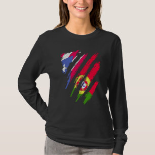 T-shirt Drapeau de Porto Rico Portugal Patriot Pays Cultiv
