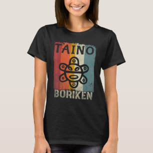 T-shirt Drapeau de Porto Rico Taino Boricua Souvenir port