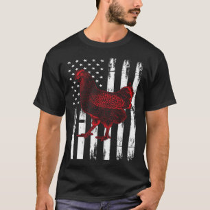T-shirt Drapeau de poulet cool
