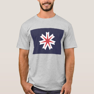 T-shirt Drapeau de préfecture de Hokkaido du Japon