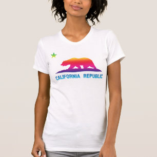 T-shirt Drapeau de République de la Californie