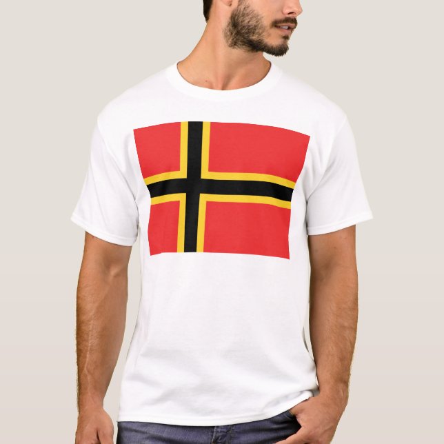 T-shirt Drapeau de résistance allemand (1944) (Devant)