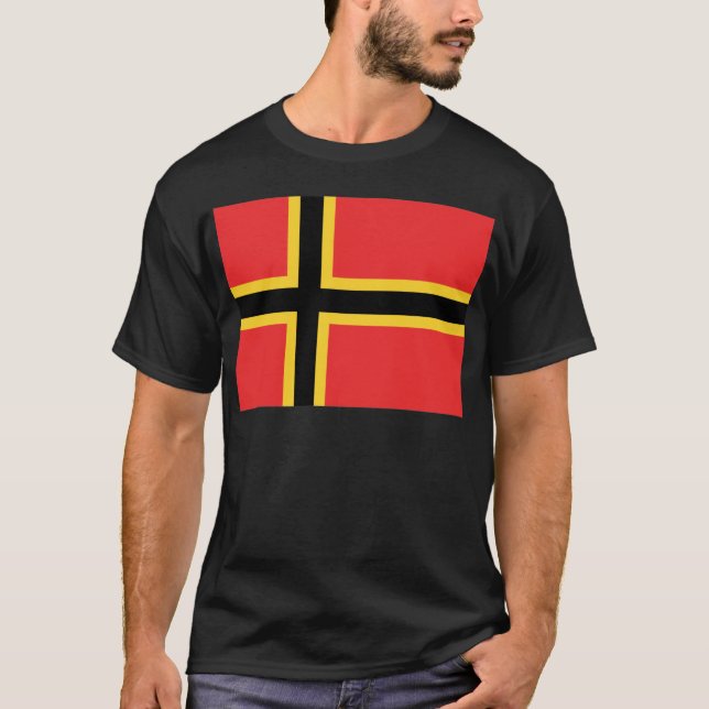 T-shirt Drapeau de résistance allemand (1944) (Devant)