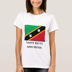 T-shirt Drapeau de Saint-Kitts-et-Nevis