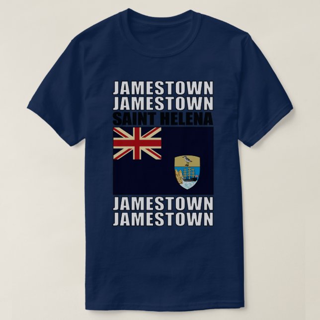 T-shirt Drapeau de Sainte-Hélène (Design devant)