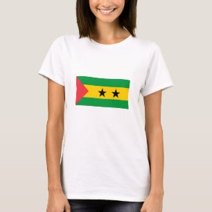 T-shirt Drapeau de Sao Tomé-et-Principe