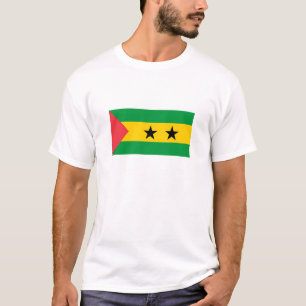 T-shirt Drapeau de Sao Tomé-et-Principe
