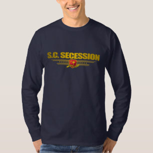 T-shirt Drapeau de secession de la Caroline du Sud