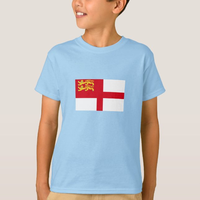 T-shirt Drapeau de Sercq (Devant)