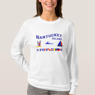 T-shirt Drapeau de signal de Nantucket mA