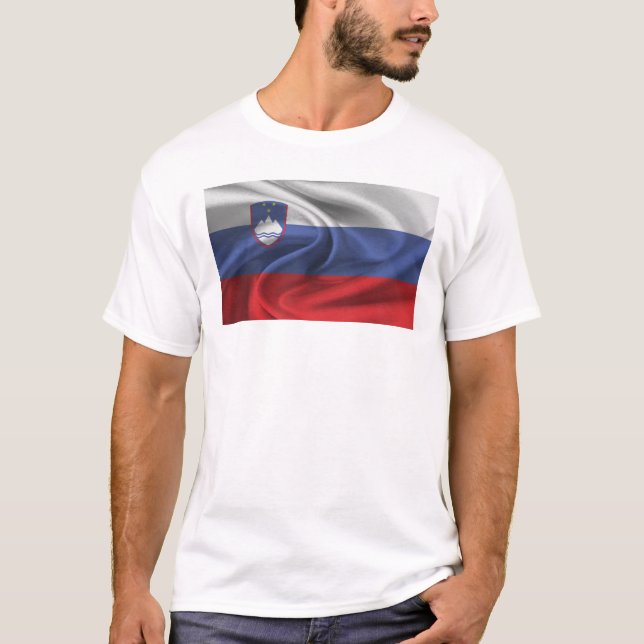 T-shirt Drapeau De Slovénie (Devant)