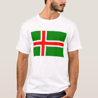 Drapeau de Småland (non officiel)