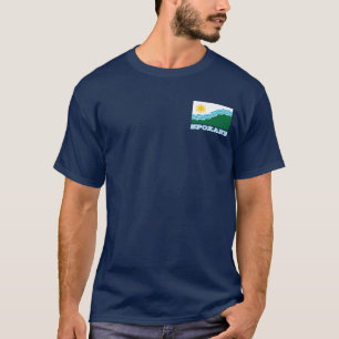 T-shirt Drapeau de Spokane, État de Washington
