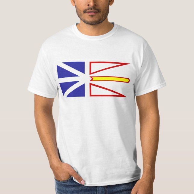 T-shirt Drapeau de Terre-Neuve et de Labrador (Devant)