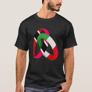 T-shirt Drapeau de Trinité-et-Tobago Italie Grosse ceintur